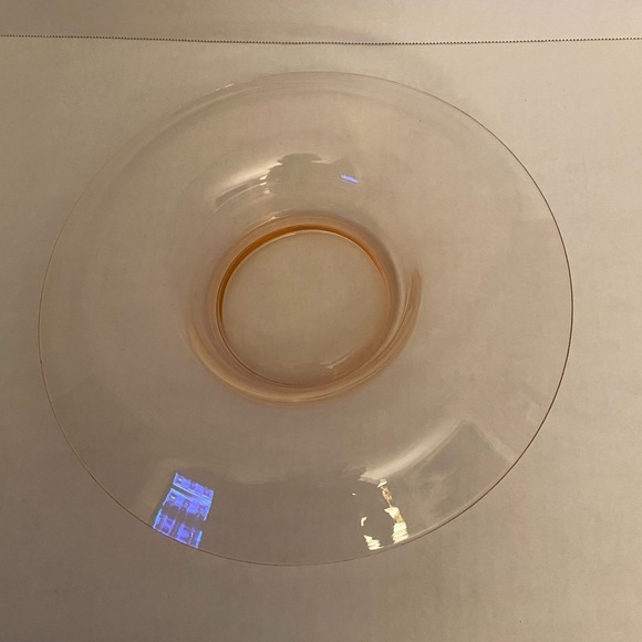 Vintage Pink Depression Glass Console Bowl - Picture 2 of 4